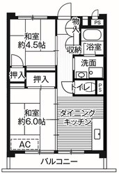 ビレッジハウス柳崎タワー1号棟 (715号室)の物件間取画像